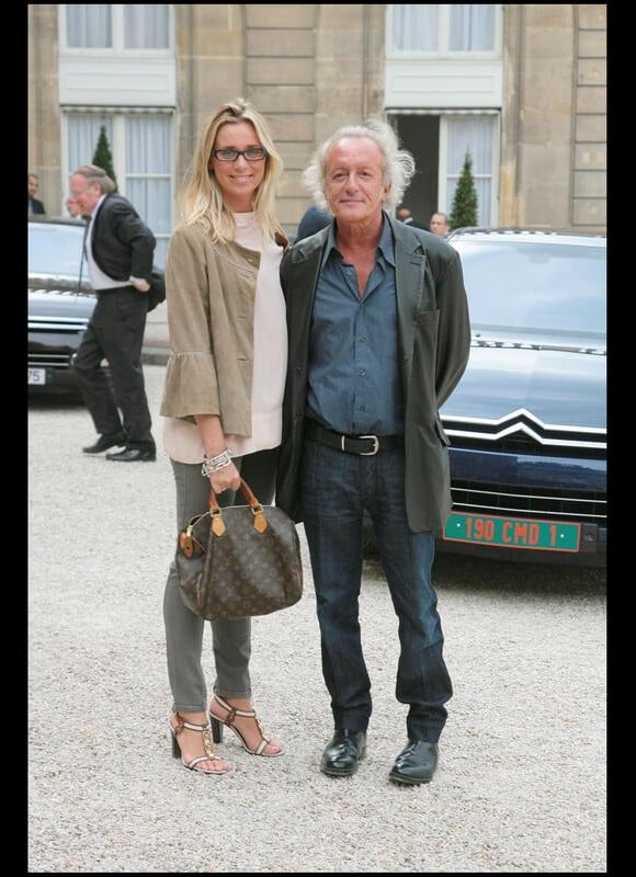Didier Barbelivien et sa compagne Laure 