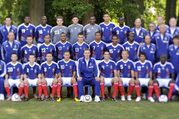 L'équipe de France de foot en campagne pour l'Euro 2012.