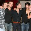 John, Anthony, Shine et Robin célèbrent et trinquent à leur notoriété éphémère (27 août 2010 au Six Seven de Paris)