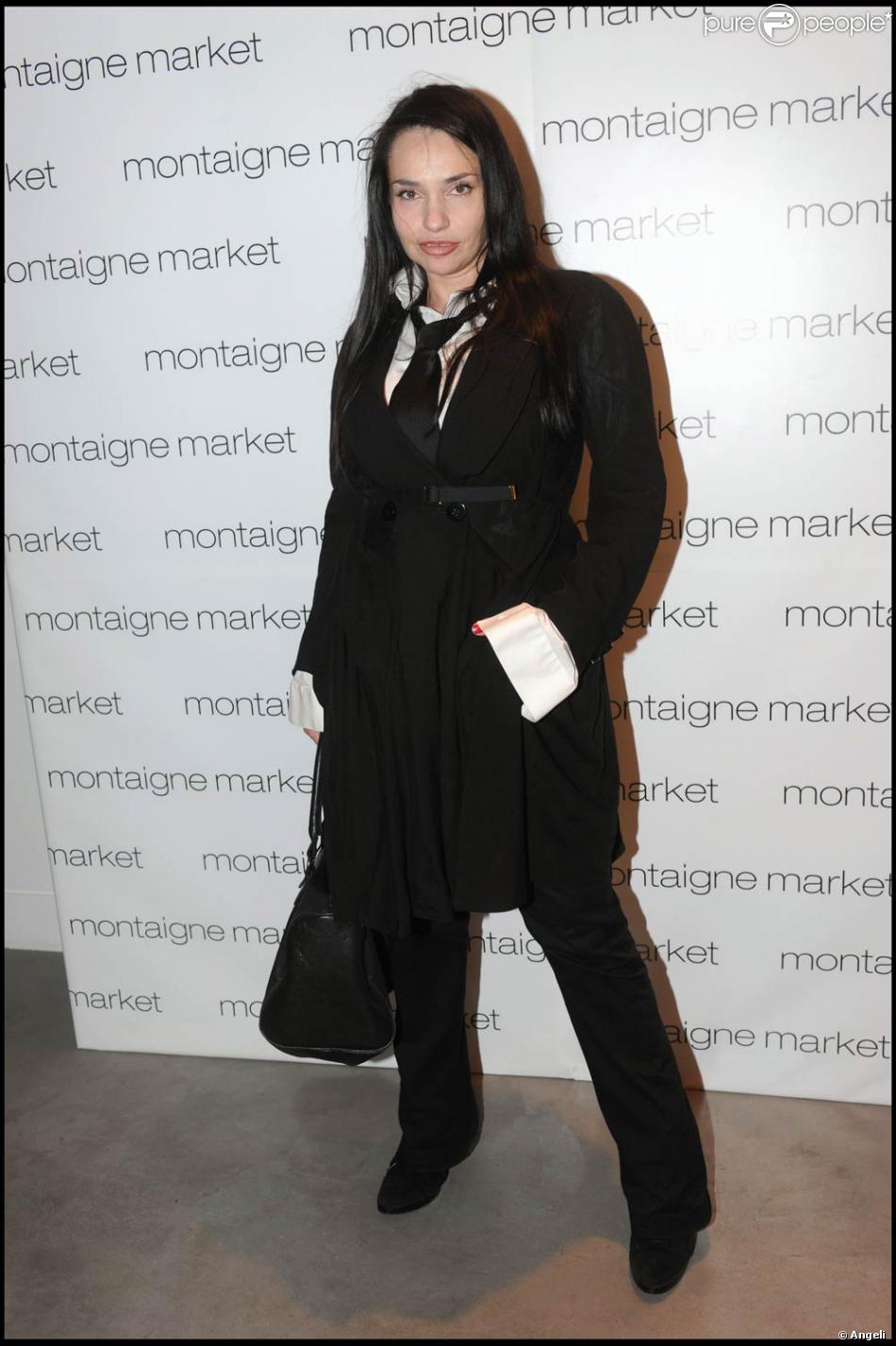 Béatrice Dalle, à l'occasion de la Vogue Fashion