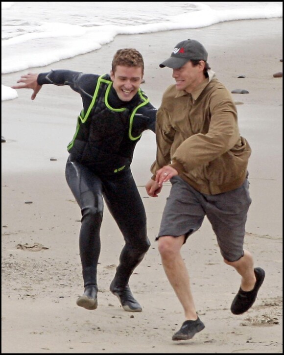 Justin Timberlake en plein tournage à Malibu du film Friends with Benefits