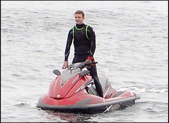 Justin Timberlake en plein tournage à Malibu du film Friends with Benefits