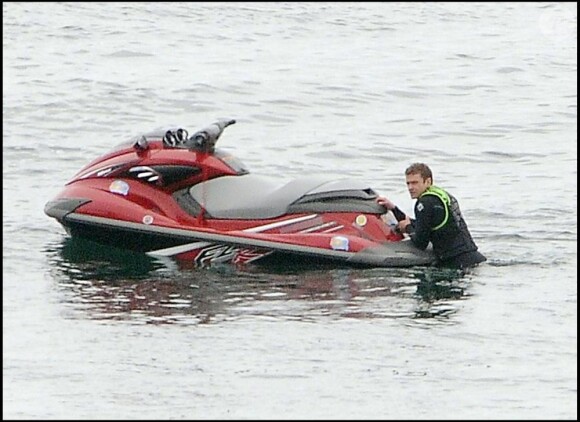 Justin Timberlake en plein tournage à Malibu du film Friends with Benefits