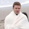 Justin Timberlake en plein tournage à Malibu du film Friends with Benefits