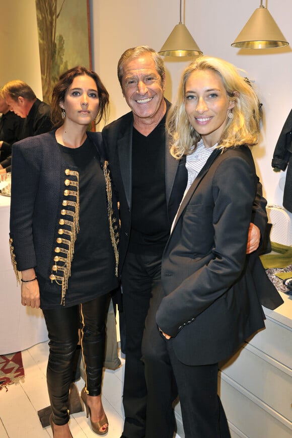 Vahina Giocante, Jean-Claude Darmon et Alexandra Golovanoff lors du lancement de la collection Stone pour Bonpoint, le 7 septembre 2010, avenue Montaigne.