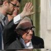Martin Scorsese sur le tournage de L'Invention de Hugo Cabret en plein Paris en août 2010