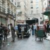 Le tournage de L'Invention de Hugo Cabret, réalisation de Martin Scorsese, en plein Paris en août 2010