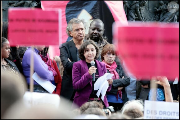 lors de la manifestation de soutien à Sakineh Mohammadi Ashtiani à Paris le 12 septembre 2010