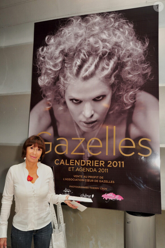 Danièle Evenou lors du concert So In Love à la Cigale à Paris au profit de l'association Coeur de Gazelles le 11 septembre 2010