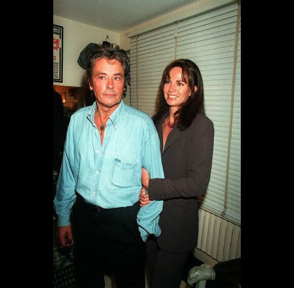 Rosalie Van Breemen et Alain Delon, en 1996.