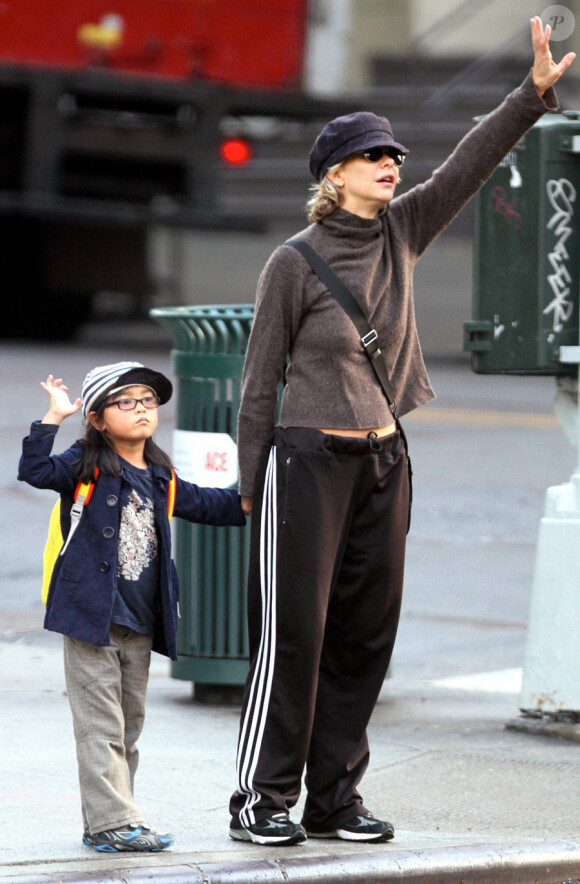 Meg Ryan et sa fille Daisy True à New York le 17 septembre 2010