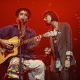 Soan et Lussi lors du concert de solidarité Rock sans papiers à Bercy le 18 septembre 2010