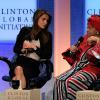 Rania de Jordanie et la présidente du Liberia à l'ouverture du Clinton Global Initiative, le 21 septembre