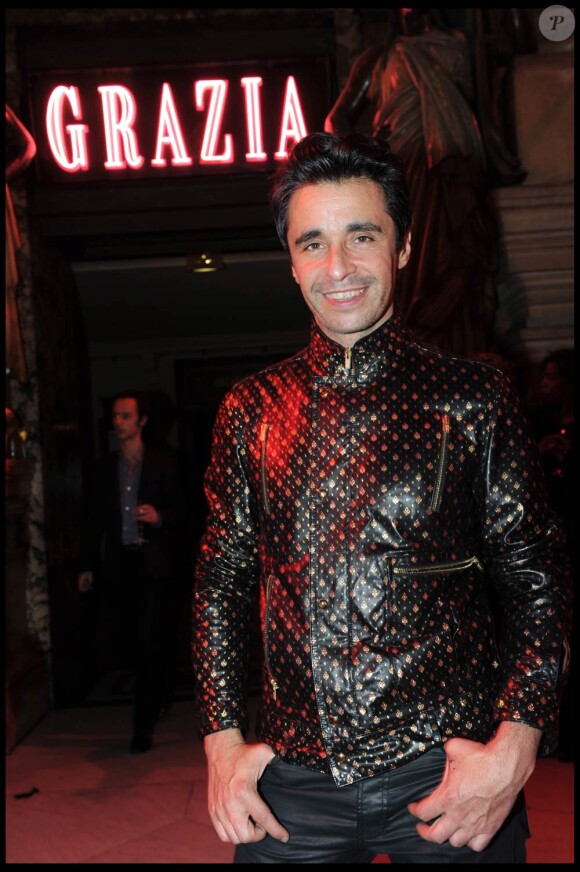 Ariel Wizman à l'occasion de la soirée Grazia, qui s'est tenue à l'Opéra Garnier, à Paris, le 5 octobre 2010.