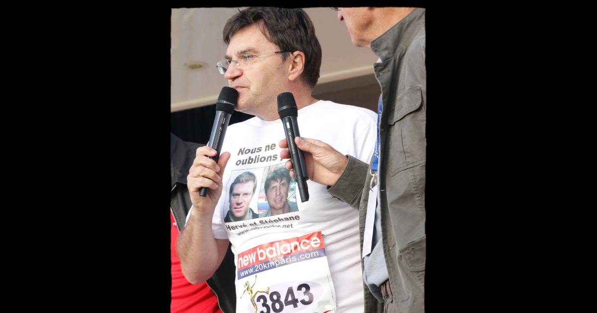 Patrick Montel lors de la 32e édition des 20 km de Paris ...