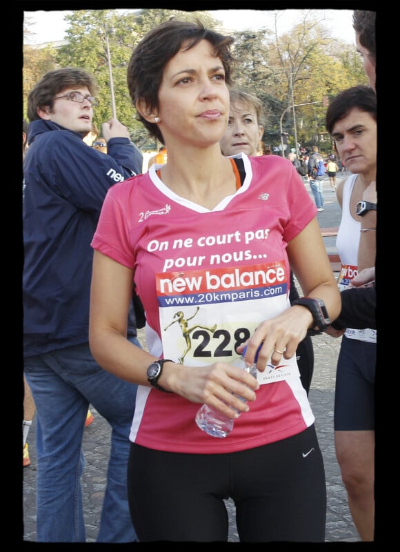 Nathalie Renoux lors de la 32e édition des "20 km de Paris", le 10 octobre 2010