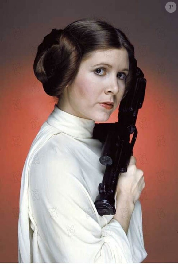 Carrie Fisher dans la saga Star Wars, 1977-1983.