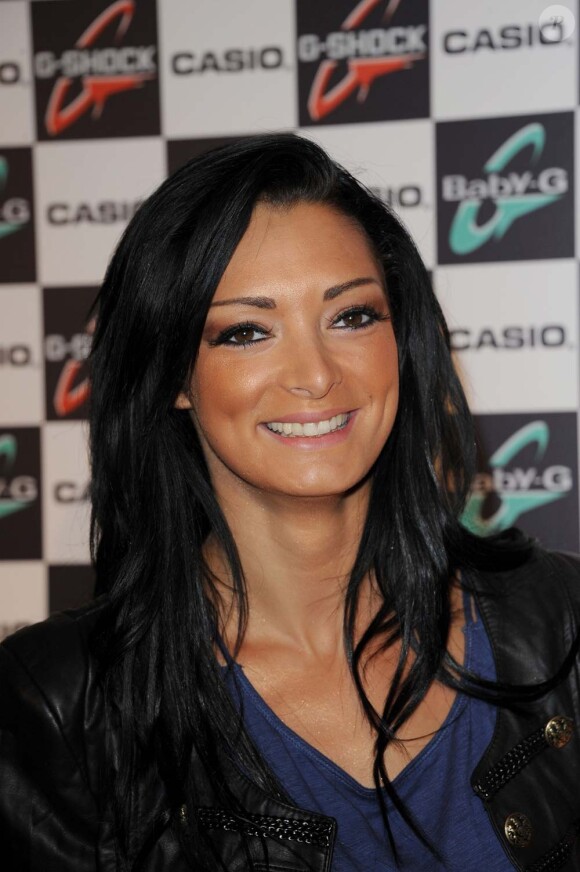 Emilie de Secret Story 3 lors de la soirée G-Shock Casio au 15/15 à Paris le 12 octobre 2010