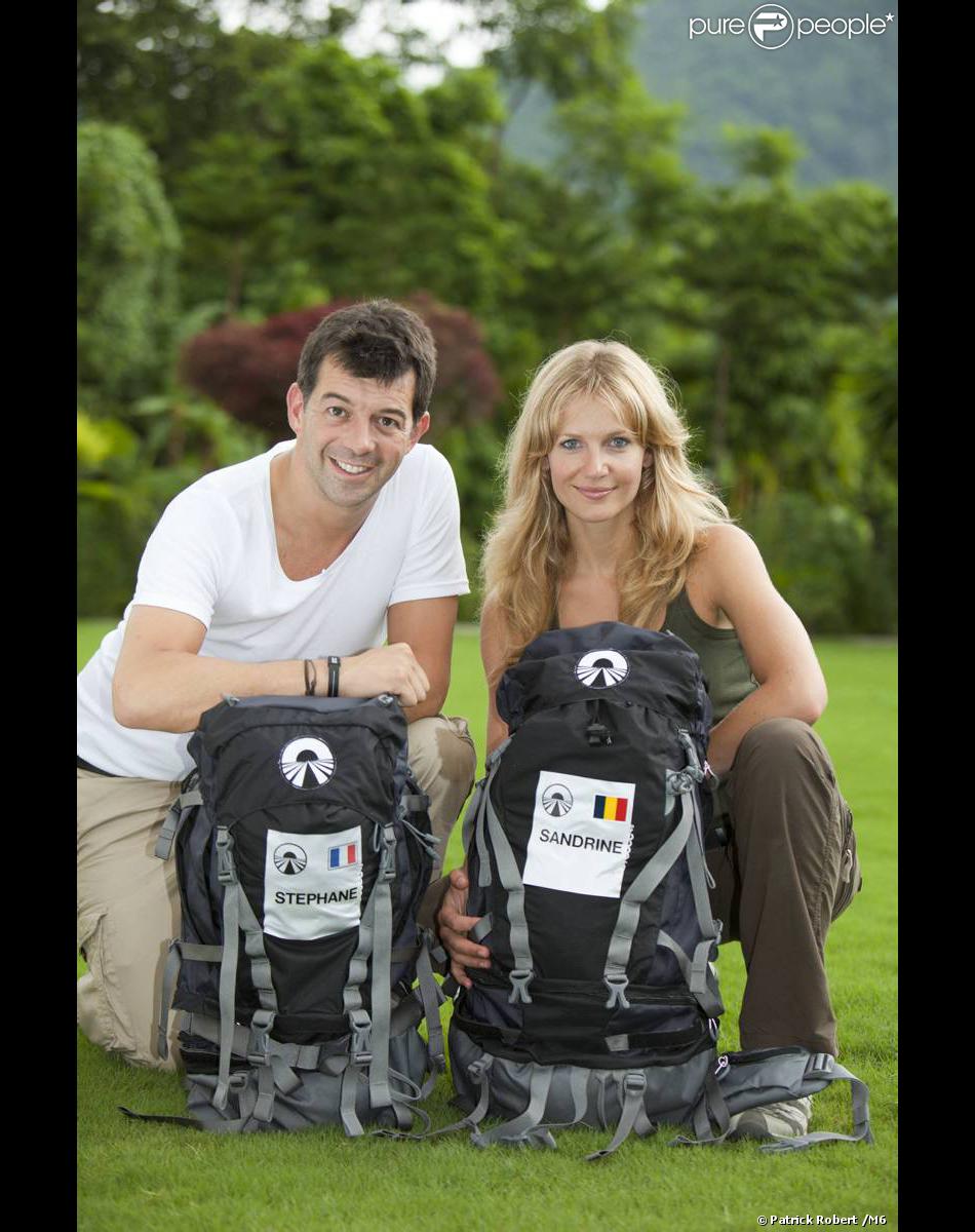Stephane Plaza Et Sandrine Corman Dans Pekin Express Duos De Choc Purepeople