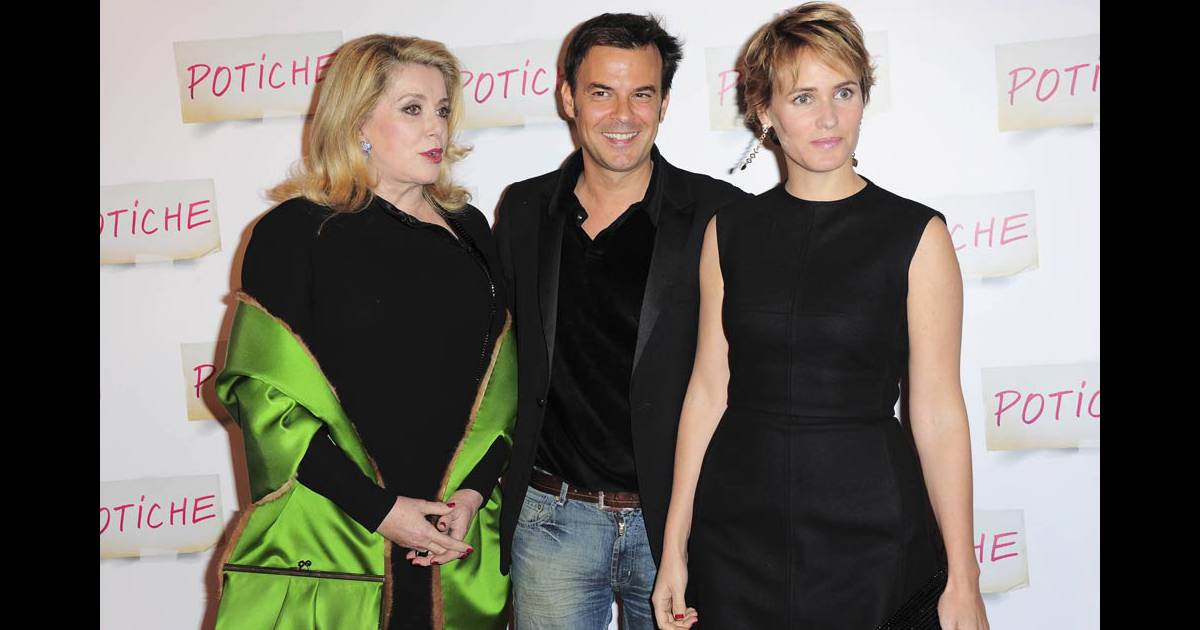 Judith Godrèche Et Son Nouveau Compagnon Catherine Deneuve, François Ozon et Judith Godrèche, à l'occasion de l