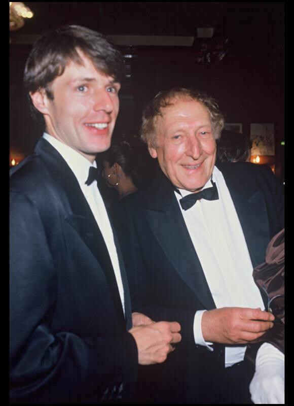 Lambert Wilson et son père Georges Wilson en 1988