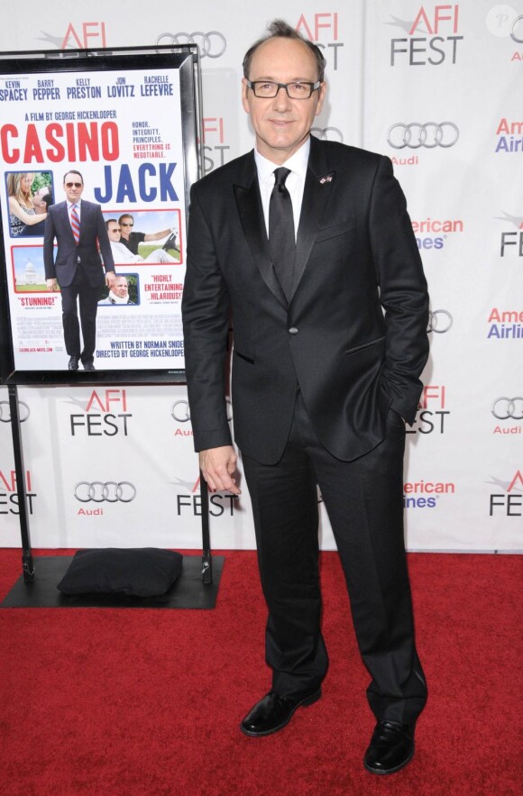 Kevin Spacey lors de la projection de Casino Jack durant le AFI FEST 2010 à Los Angeles le 8 novembre 2010