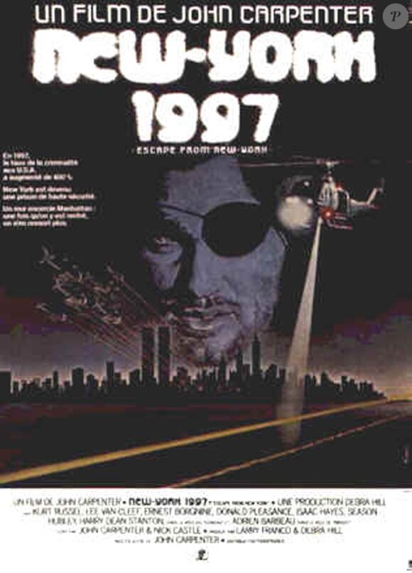Kurt Russel dans New York 1997, de John Carpenter, sorti en 1981.