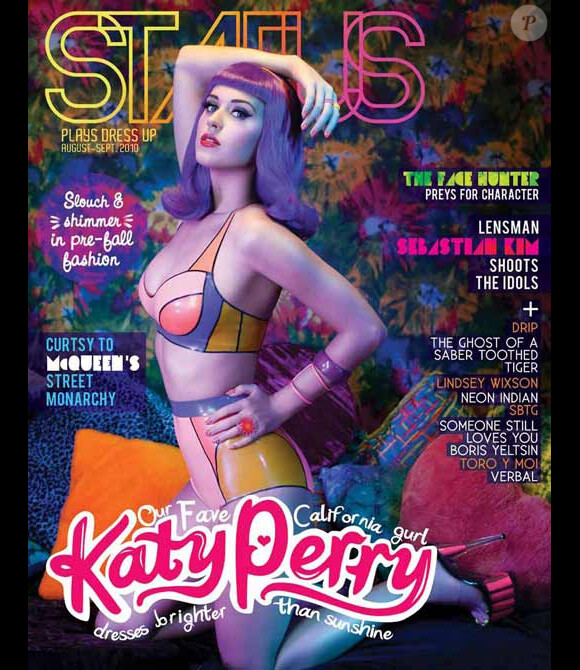 Katy Perry en couverture du magazine Status.