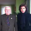 Jean-Michel Jarre est venu rendre visite à Lech Walesa chez lui en Pologne le 12 novembre