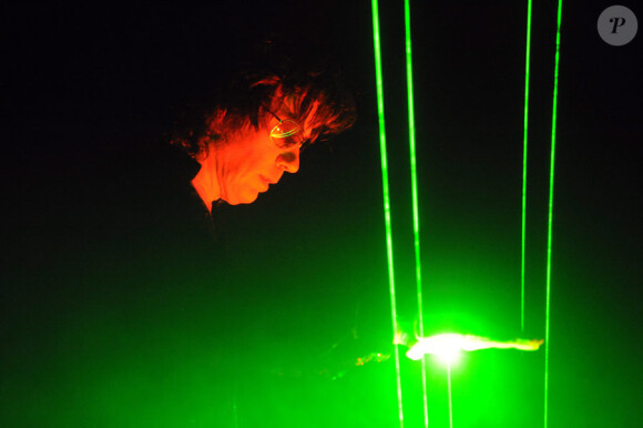 Jean-Michel Jarre en concert à Gdansk en Pologne le 11 novembre 2010