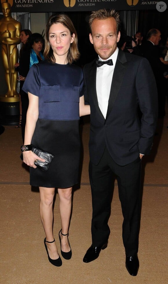 Sofia Coppola et Stephen Dorff, lors de la grande cérémonie des Governors Awards, qui s'est tenue à Los Angeles, le 13 novembre 2010.