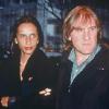 Gérard Depardieu et Karine Silla en 1996