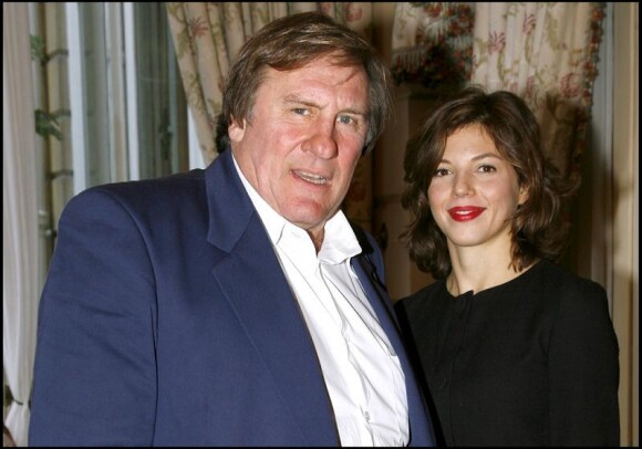 Gérard Depardieu et Clémentine en 2007