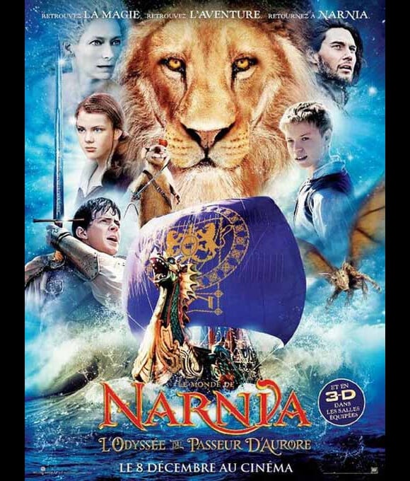 Affiche du film Le Monde de Narnia : L'Odyssée du passeur d'aurore