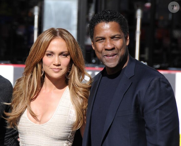 Jennifer Lopez et Denzel Washington à Los Angeles, le 30 novembre 2010.