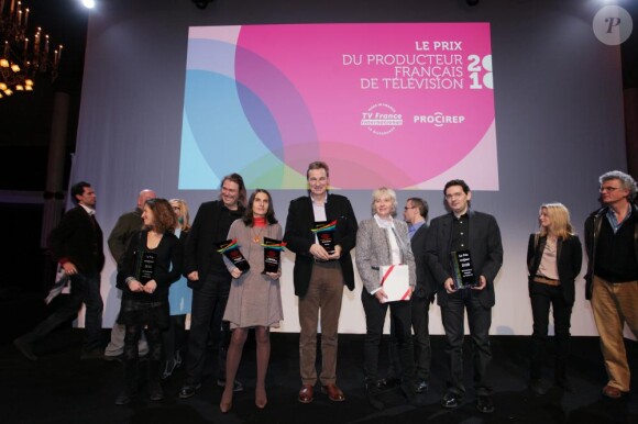 Le Prix du producteur français de télévision à Paris le 6 décembre 2010 dans la somptueuse salle Wagram