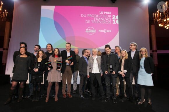 Le Prix du producteur français de télévision à Paris le 6 décembre 2010 dans la somptueuse salle Wagram