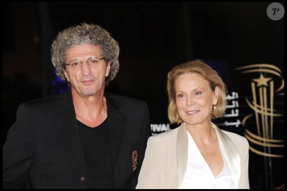 Elie Chouraqui et Marthe Keller à l'occasion de l'avant-première de Last Night, dans le cadre du 10e Festival International du Film de Marrakech, le 6 décembre 2010.