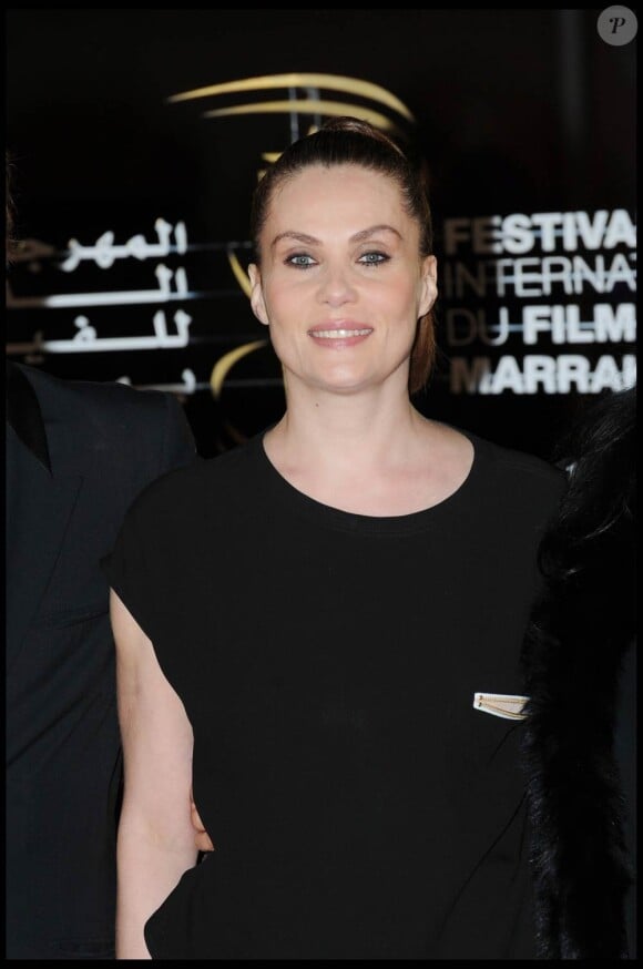 Emmanuelle Seigner à l'occasion de l'avant-première de Last Night, dans le cadre du 10e Festival International du Film de Marrakech, le 6 décembre 2010.