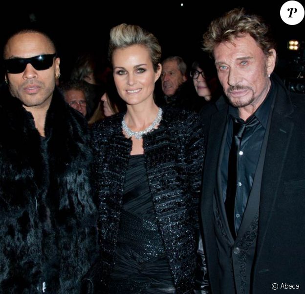 Les Hallyday Passent Une Precieuse Soiree Avec Liliane Bettencourt Purepeople
