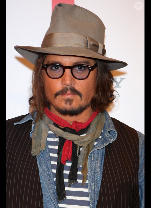 Johnny Depp  lors du photocall de the Tourist à Madrid le 16 décembre 2010