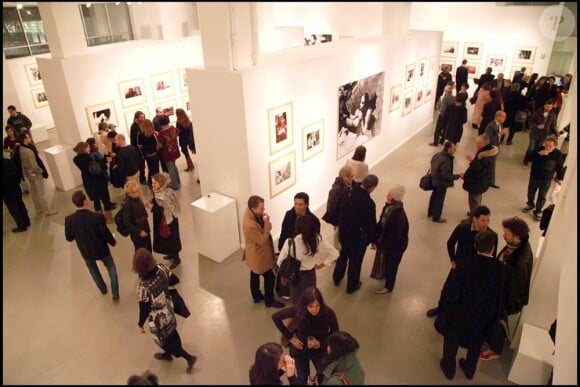 L'inauguration de l'exposition de photographies de Bernardo Bertolucci, à New York, le 16 décembre 2010.
