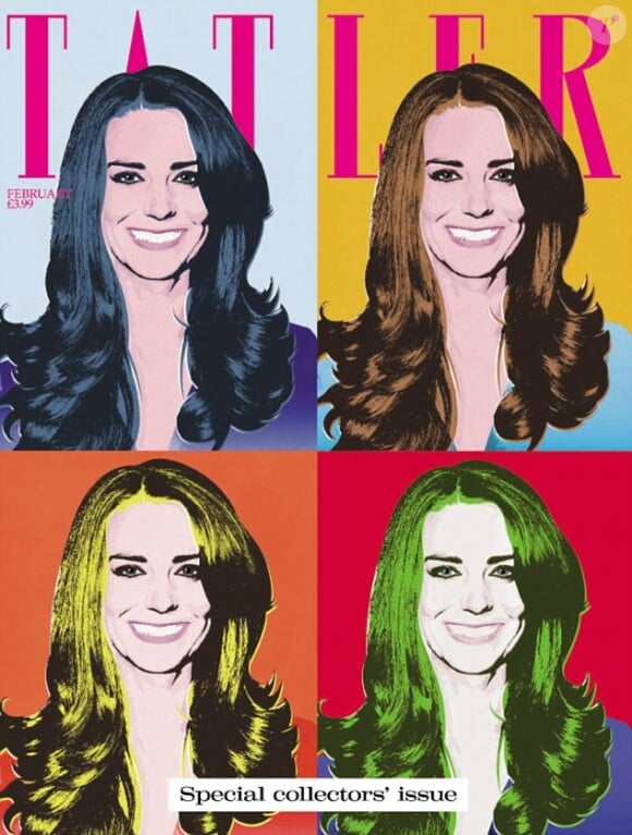 Kate Middleton en couverture de Tatler, février 2011.