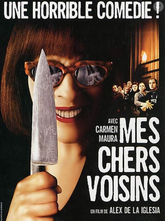 Mes chers voisins (2002) de Alex de la Iglesia, avec Carmen Maura.