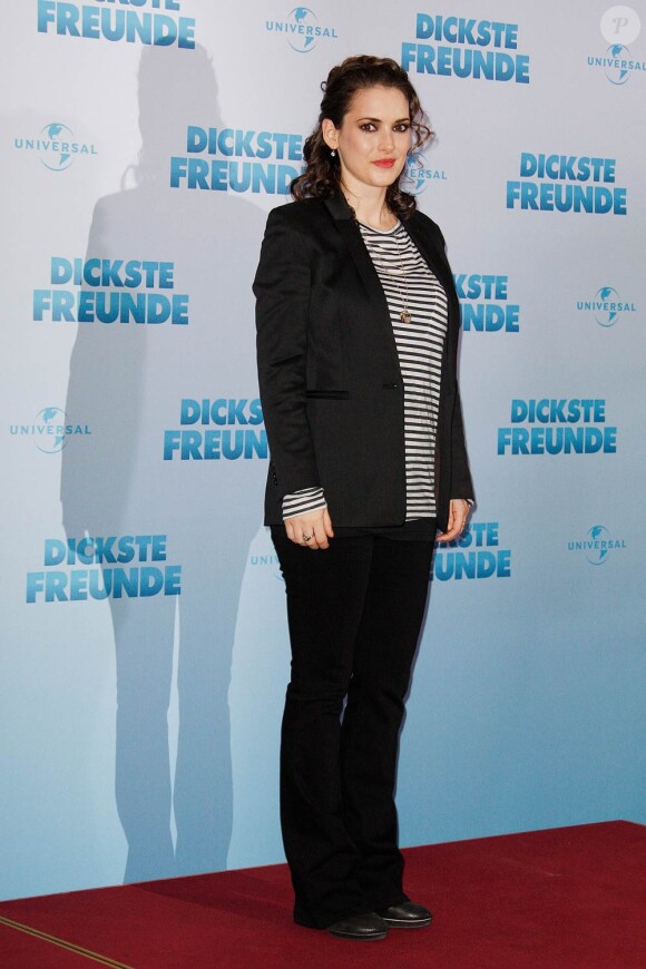 La ravissante Winona Ryder à l'occasion de la présentation allemande du Dilemme, à Berlin, le 17 janvier 2011.
