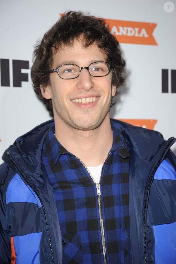 Andy Samberg lors de la présentation de la série Portlandia (dont la diffusiion démarrera le 21 janvier sur IFC), à New York, le 19 janvier 2011.