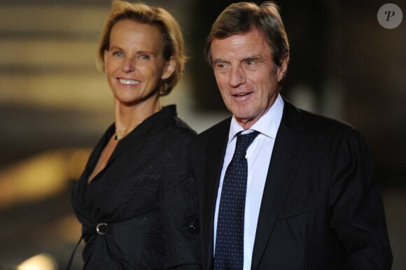 Christine Ockrent et Bernard Kouchner, Elysée, le 4 novembre 2010