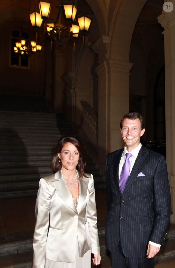 Marie et Joachim de Danemark sont arrivés à Lyon le 24 janvier 2011 pour visiter le Sirha, le grand salon international de la restauration et de l'hôtellerie.