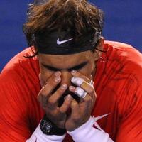 Rafael Nadal dans une très grande détresse... Mais quel beau champion !