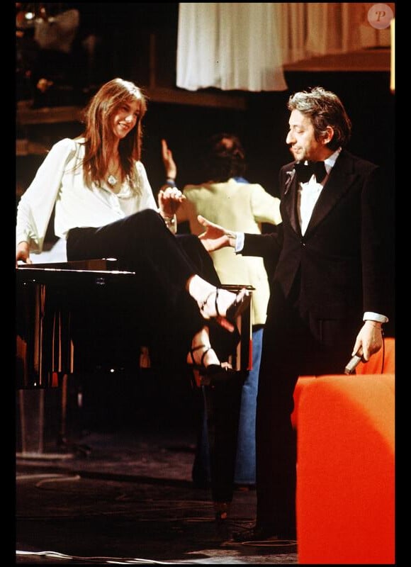 Serge Gainsbourg et Jane Birkin en 1975